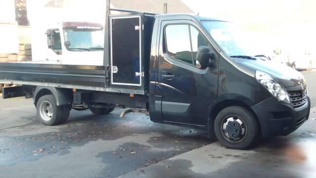 Renault Master 160 pk L4H1  trekhaak 3.5 ton   laadbak mt koffer