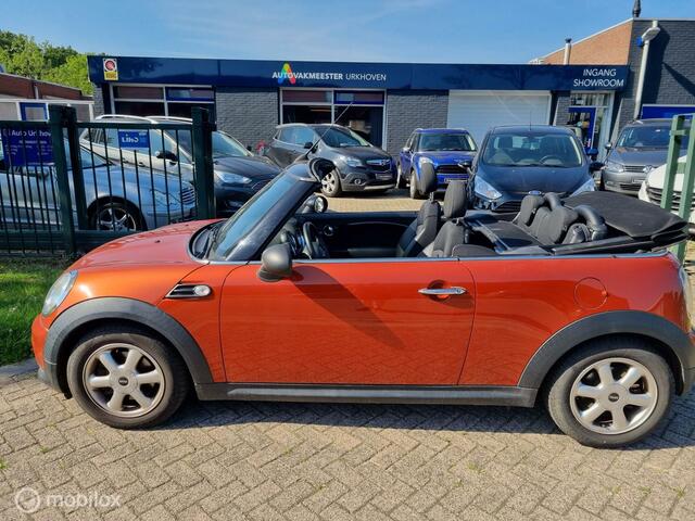 Mini Mini Cabrio 1.6,clima,stoelverw,6-24 mnd garantie mogelijk