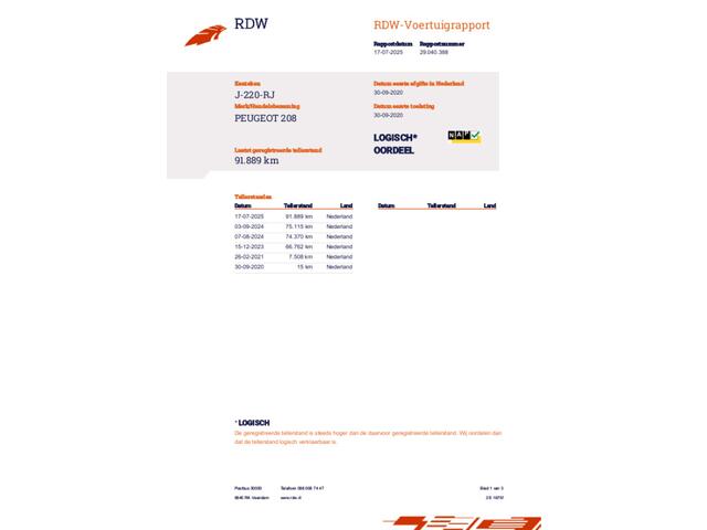 Peugeot 208 1.2 Active Pack Full Led