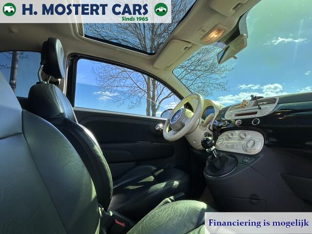 Fiat 500 1.2 Lounge  PANORAMA  LEDER  APK  E BANDEN  DISCOUNT COLLECTIE 