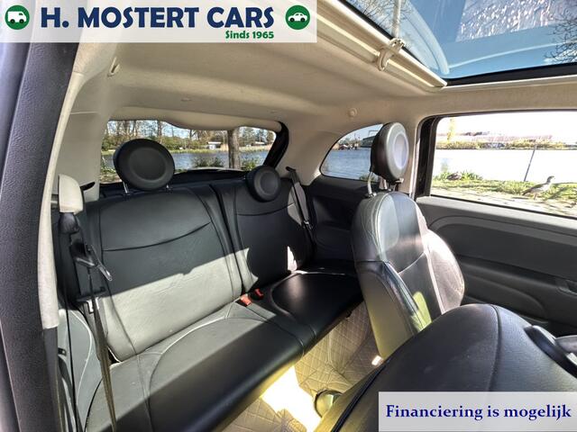Fiat 500 1.2 Lounge  PANORAMA  LEDER  APK  E BANDEN  DISCOUNT COLLECTIE 