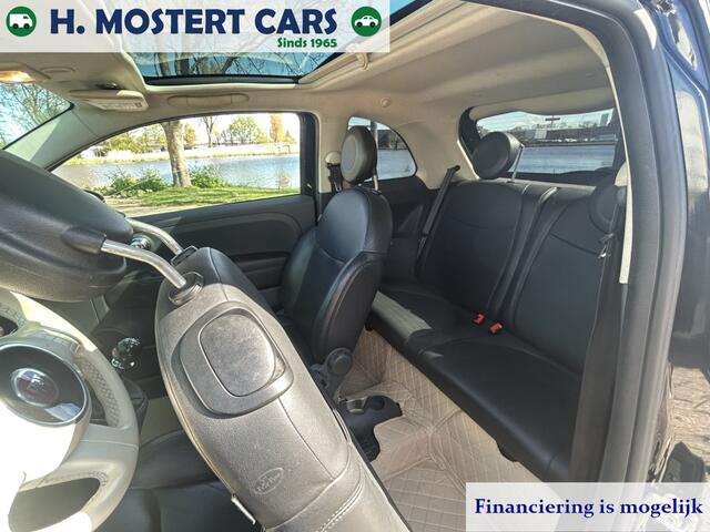 Fiat 500 1.2 Lounge  PANORAMA  LEDER  APK  E BANDEN  DISCOUNT COLLECTIE 