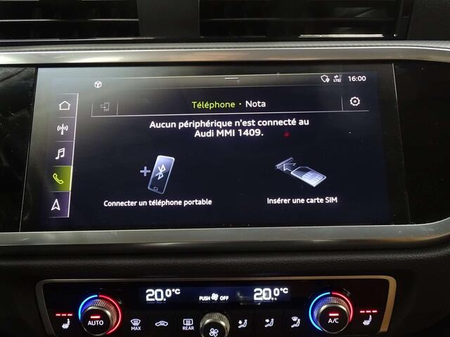 Audi Q3 35TDi 150 STronic LED-NAVI-CUIR-VIRTUAL-ANGLE MORT