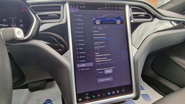 Tesla Model S 75 TVA/BTW-525Ch-AUTOPILOT-CCS ACTIF-HOMELINK 5
