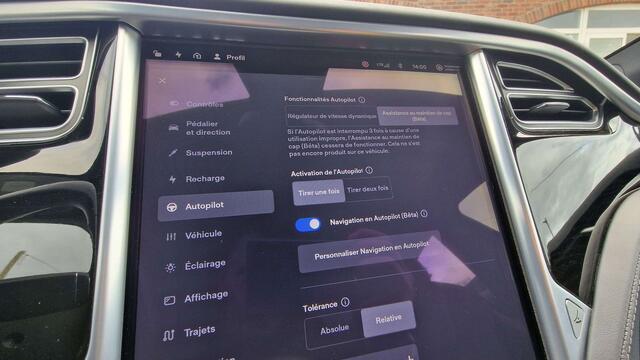 Tesla Model S 75 TVA/BTW-525Ch-AUTOPILOT-CCS ACTIF-HOMELINK 5