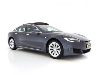 TESLA MODEL S 235 Kw Base [ 3-Fase ] (INCL-BTW) *PANO | AUTO-PILOT | KEYLESS | FULL-LED | 1/2-LEATHER | NAVI-FULLMAP | SURROUND-VIEW | APP-CONNECT | LANE-ASSIST | DIGI-COCKPIT | DAB | SPORT-SEATS | 19