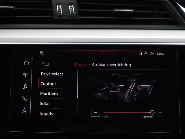 Audi E-Tron 55 Quattro advanced 95 kWh- SOH 92%, Panoramadak, Bang Olufsen, Memory, CarPlay, Xenon led, Ada Cruise, Sfeerverlichting
