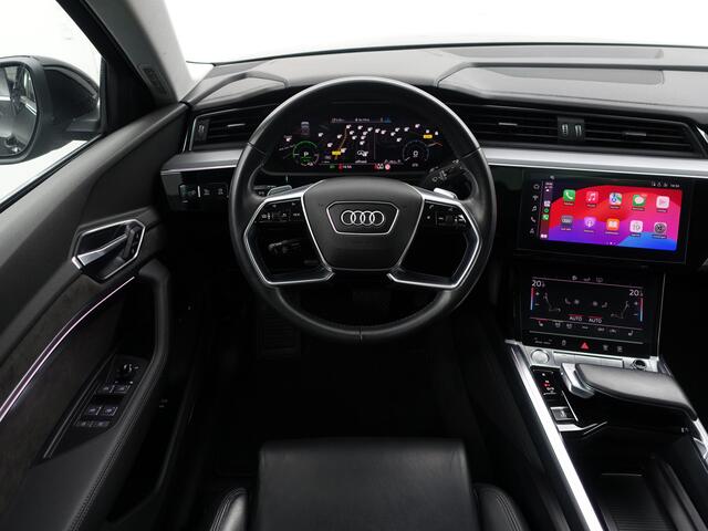 Audi E-Tron 55 Quattro advanced 95 kWh- SOH 92%, Panoramadak, Bang Olufsen, Memory, CarPlay, Xenon led, Ada Cruise, Sfeerverlichting