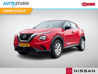 NISSAN JUKE 1.0 DIG-T Visia | Cruise Control | Airco | LED Koplampen | Radio-MP3 Speler | Bluetooth Tel. | Elek. Ramen + Spiegels | Rijklaarprijs!