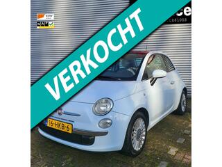 FIAT 500 1.2 Lounge 1e Eigenaar NAP Open dak!