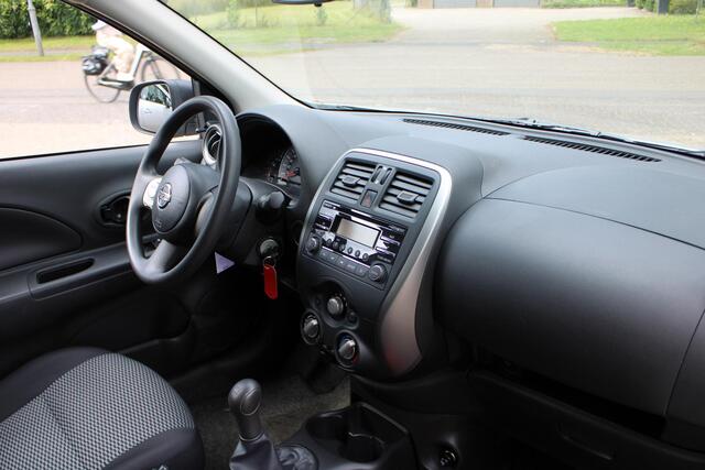 Nissan Micra 1.2 Acenta Airco, Bluetooth, Elektr. ramen V, Boordcomputer, Central deurvergrendeling, Ledere versnellingspook