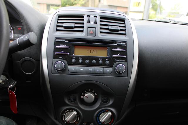 Nissan Micra 1.2 Acenta Airco, Bluetooth, Elektr. ramen V, Boordcomputer, Central deurvergrendeling, Ledere versnellingspook