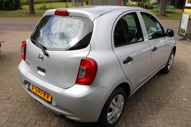 Nissan Micra 1.2 Acenta Airco, Bluetooth, Elektr. ramen V, Boordcomputer, Central deurvergrendeling, Ledere versnellingspook