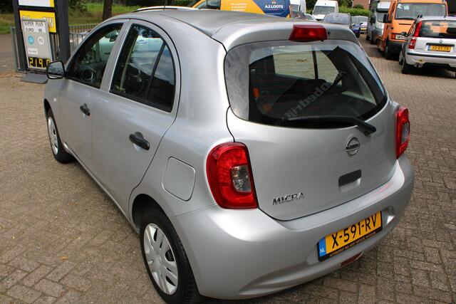 Nissan Micra 1.2 Acenta Airco, Bluetooth, Elektr. ramen V, Boordcomputer, Central deurvergrendeling, Ledere versnellingspook