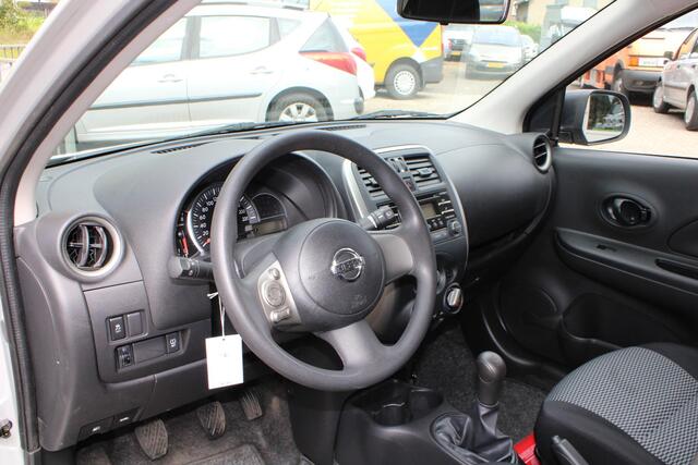 Nissan Micra 1.2 Acenta Airco, Bluetooth, Elektr. ramen V, Boordcomputer, Central deurvergrendeling, Ledere versnellingspook
