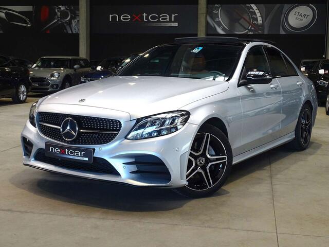 Mercedes-Benz C-Klasse 180 d Berline AMG Line GTRONIC LED-NAVI-CUIR-TOIT PANO