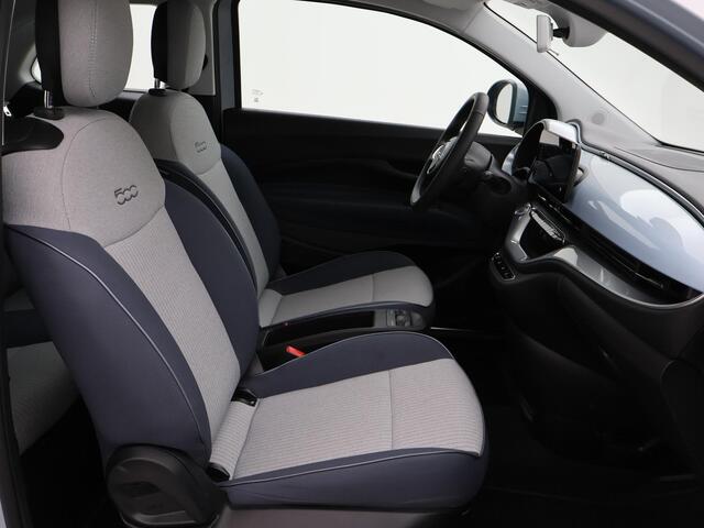 Fiat E-500 42 kWh Aut. SOH 97% CELESTIAL BLUE + STOELVERW. | CAMERA | 17 INCH | APPLE CARPLAY