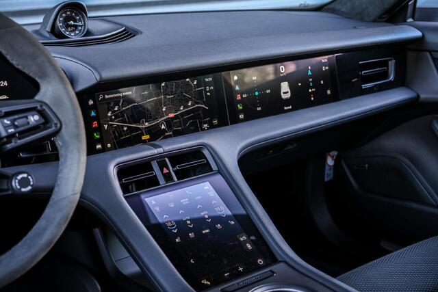 Porsche Taycan Turbo Sport Turismo - Krijt - Display - Sport Sound