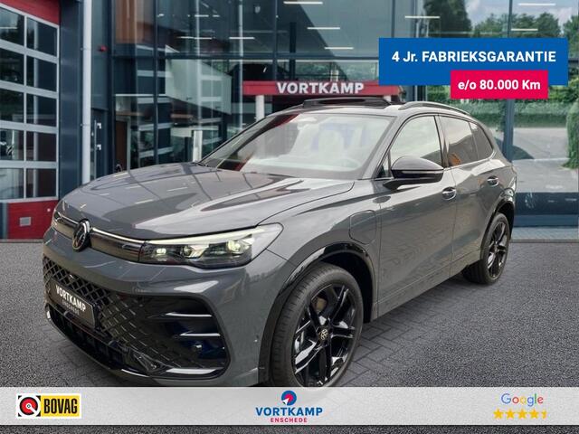 Volkswagen Tiguan 1.5 TSI EHYBRID R-LINE BLACK-OPTIK LEDER/PANO-DAK/TREKHAAK/LEDER/360-C
