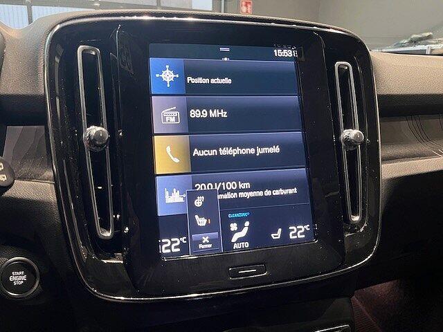 Volvo XC40 Recharge Ultimate, T4 plug-in hybrid, Électrique/essence, Dark