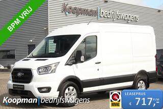 FORD TRANSIT 350 2.0TDCI 165pk L2H2 Limited | Automaat | 360� Camera | Adap. Cruise | Carplay/Android | Lease 717,- p/m