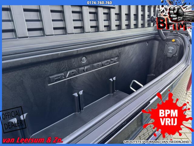 Dodge 1500 RAM Limited Night 540 PK | RAMbox | Elektrisch bediendebare achterklep