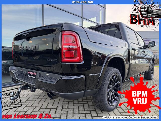 Dodge 1500 RAM Limited Night 540 PK | RAMbox | Elektrisch bediendebare achterklep