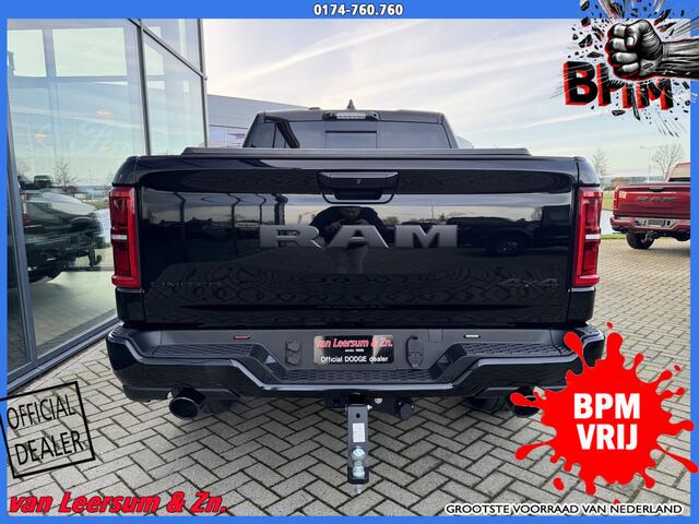 Dodge 1500 RAM Limited Night 540 PK | RAMbox | Elektrisch bediendebare achterklep