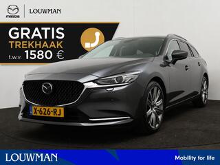 MAZDA 6 Sportbreak 2.0 SkyActiv-G 165 Exclusive-Line automaat GRATIS TREKHAAK | BOSE | Stoelverwarming/-verkoeling | Stoelgeheugen | Leder | 360 camera |