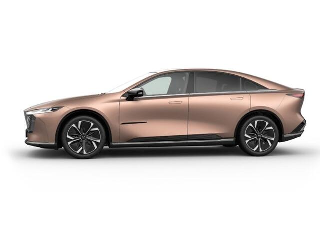 Mazda 6 MAZDA 6e 5HB EV 66.8 kWh 258 hp Takumi metaalkleur Melting Copper met warm beige interieur