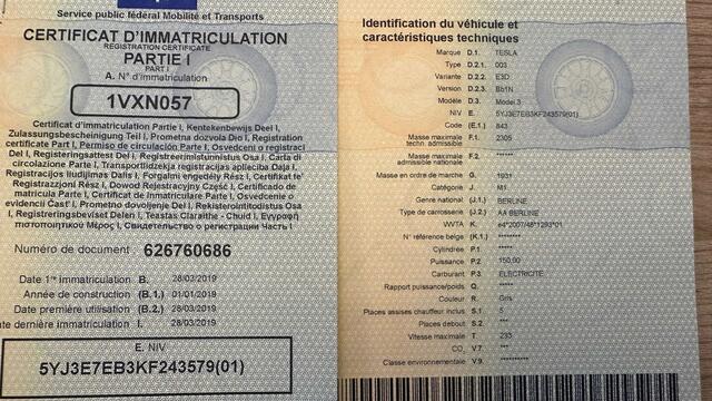 Tesla Model 3 75 kWh Performance Dual Motor