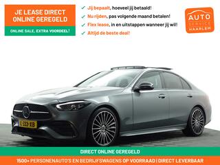 MERCEDES-BENZ C-KLASSE 200 AMG Night Edition Aut- Panoramadak, Burmester, Sfeerverlichting, Xenon Led, Stuur/Stoelverwarming, Lane Assist