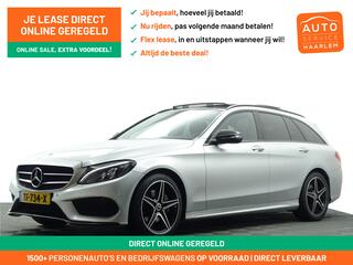 MERCEDES-BENZ C-KLASSE Estate 180 AMG Night Edition Aut- Panoramadak, Xenon Led, Sfeerverlichting, Burmester, Stoelverwarming, Keyless