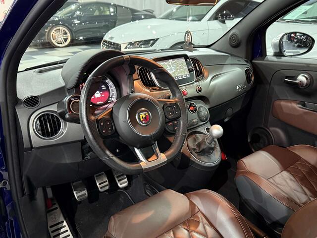 Abarth 595 Turismo 1.4 T-Jet Podium Blue 1e Main Etat Neuf Full Hist.