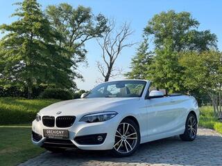 BMW 2-SERIE 218I 1.5 Cabriolet *Auto Airco*Leder*Sensoren voor/achter