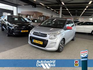 Citroen C1 1.2 Airscape 82PK Shine 5-drs. VOUWDAK/AIRCO/MEDIA/LIMITER/15INCH