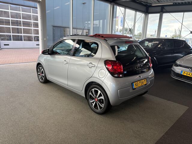 Citroen C1 1.2 Airscape 82PK Shine 5-drs. VOUWDAK/AIRCO/MEDIA/LIMITER/15INCH