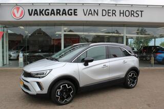 OPEL Crossland 1.2-110pk Turbo 'Elegance'. Mooie en luxe hoogzitter met weinig km's ! Volautm. airco dual, cruise control, camera, comfortstoelen, metallic lak,  LM wielen, navigatie, telefoonvoorb., lane- en side assist, parkeersensoren v+a,  LED verlichting  etc.