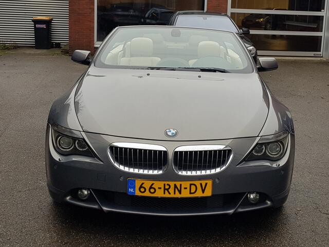 BMW 6-Serie Cabrio 645Ci Cabrio Aut Navi Leder Afs 19Vlg