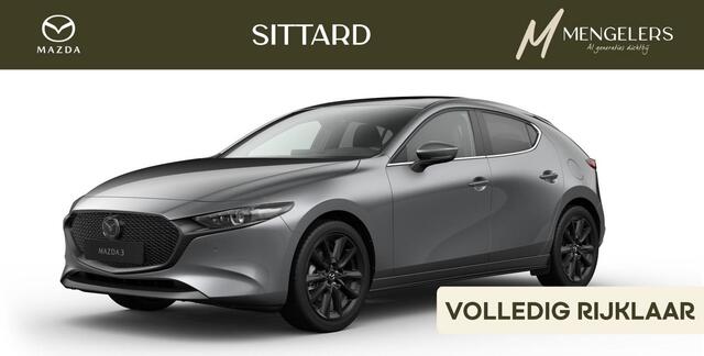 Mazda 3 2.0 e-SkyActiv-X M Hybrid 186 Takumi | Schuif-/Kanteldak | 360 Camera | Elektr. Stoelen | Leder | Bose | HUD