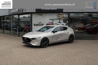 MAZDA 3 HB 2.0 e-SkyActiv-X 186 M Hybrid Nagisa , Demovoordeel � 8.640,-, Automaat, Bruin Leder, Bose, Navi, Adap.Cruise, Clima, Apple Carplay, Camera, PDC, HUD, Stoelverwarming, 18