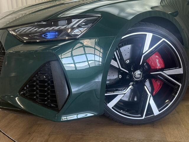 Audi RS6 ///Sport C8 / Carbon / Ceramic / Goodwood Green / B&O / 22 Audi Sport / HUD / Pano / Stoelventilatie / Soft Close / MATRIX