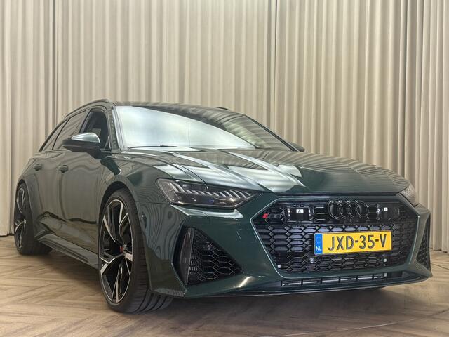 Audi RS6 ///Sport C8 / Carbon / Ceramic / Goodwood Green / B&O / 22 Audi Sport / HUD / Pano / Stoelventilatie / Soft Close / MATRIX