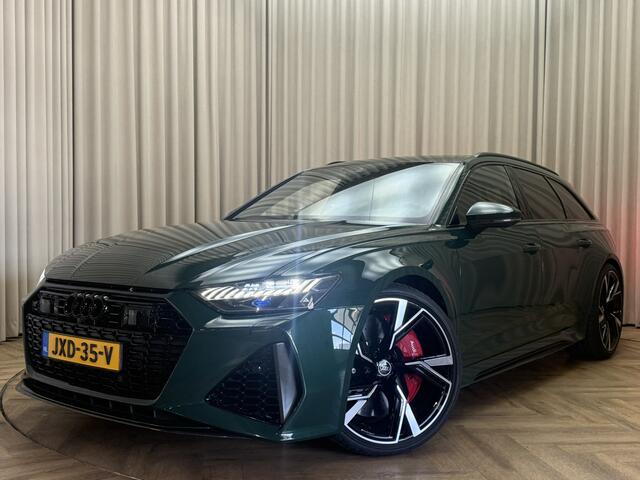 Audi RS6 ///Sport C8 / Carbon / Ceramic / Goodwood Green / B&O / 22 Audi Sport / HUD / Pano / Stoelventilatie / Soft Close / MATRIX