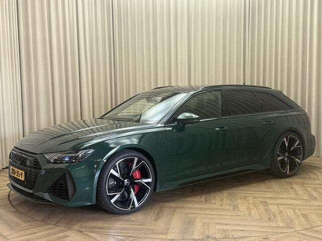Audi RS6 ///Sport C8 / Carbon / Ceramic / Goodwood Green / B&O / 22 Audi Sport / HUD / Pano / Stoelventilatie / Soft Close / MATRIX