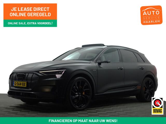 Audi E-Tron 55 quattro advanced 95 kWh- SOH 91%, Bang Olufsen, 2x Laadpoort, Camera Spiegels, 360 Camera, Panoramadak