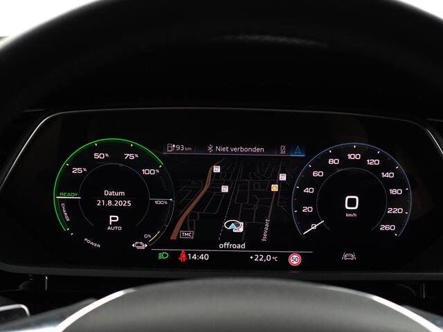 Audi E-Tron 55 quattro advanced 95 kWh- SOH 91%, Bang Olufsen, 2x Laadpoort, Camera Spiegels, 360 Camera, Panoramadak
