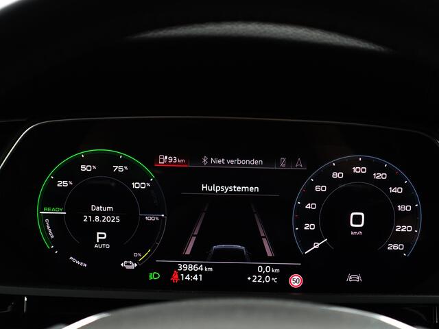 Audi E-Tron 55 quattro advanced 95 kWh- SOH 91%, Bang Olufsen, 2x Laadpoort, Camera Spiegels, 360 Camera, Panoramadak