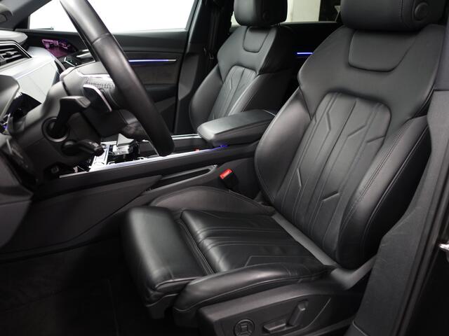 Audi E-Tron 55 quattro advanced 95 kWh- SOH 91%, Bang Olufsen, 2x Laadpoort, Camera Spiegels, 360 Camera, Panoramadak