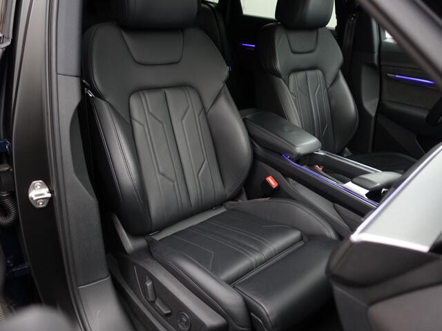 Audi E-Tron 55 quattro advanced 95 kWh- SOH 91%, Bang Olufsen, 2x Laadpoort, Camera Spiegels, 360 Camera, Panoramadak